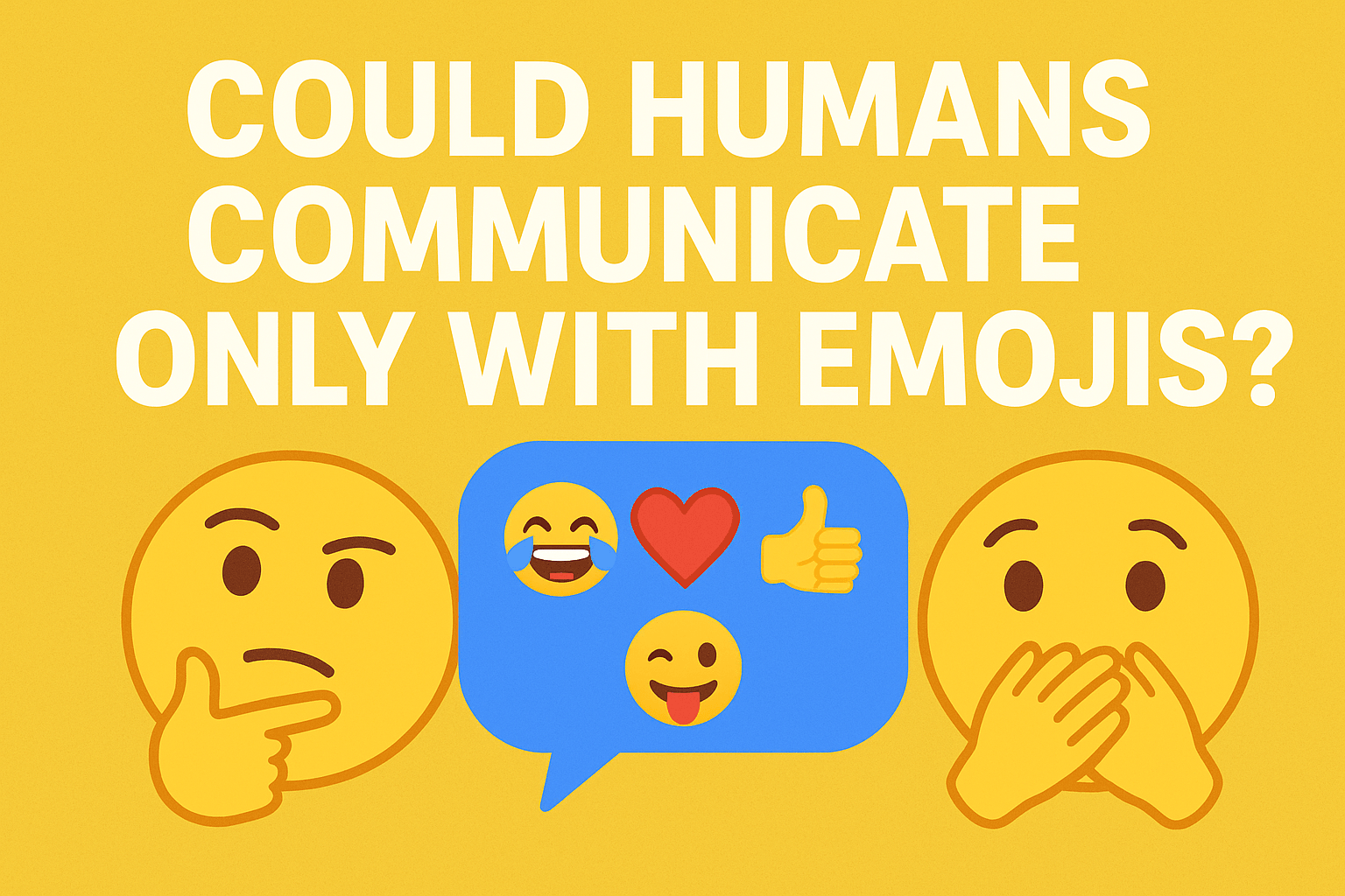Could Humans Communicate Only with Emojis? – The Rise of Picture-Based Societies