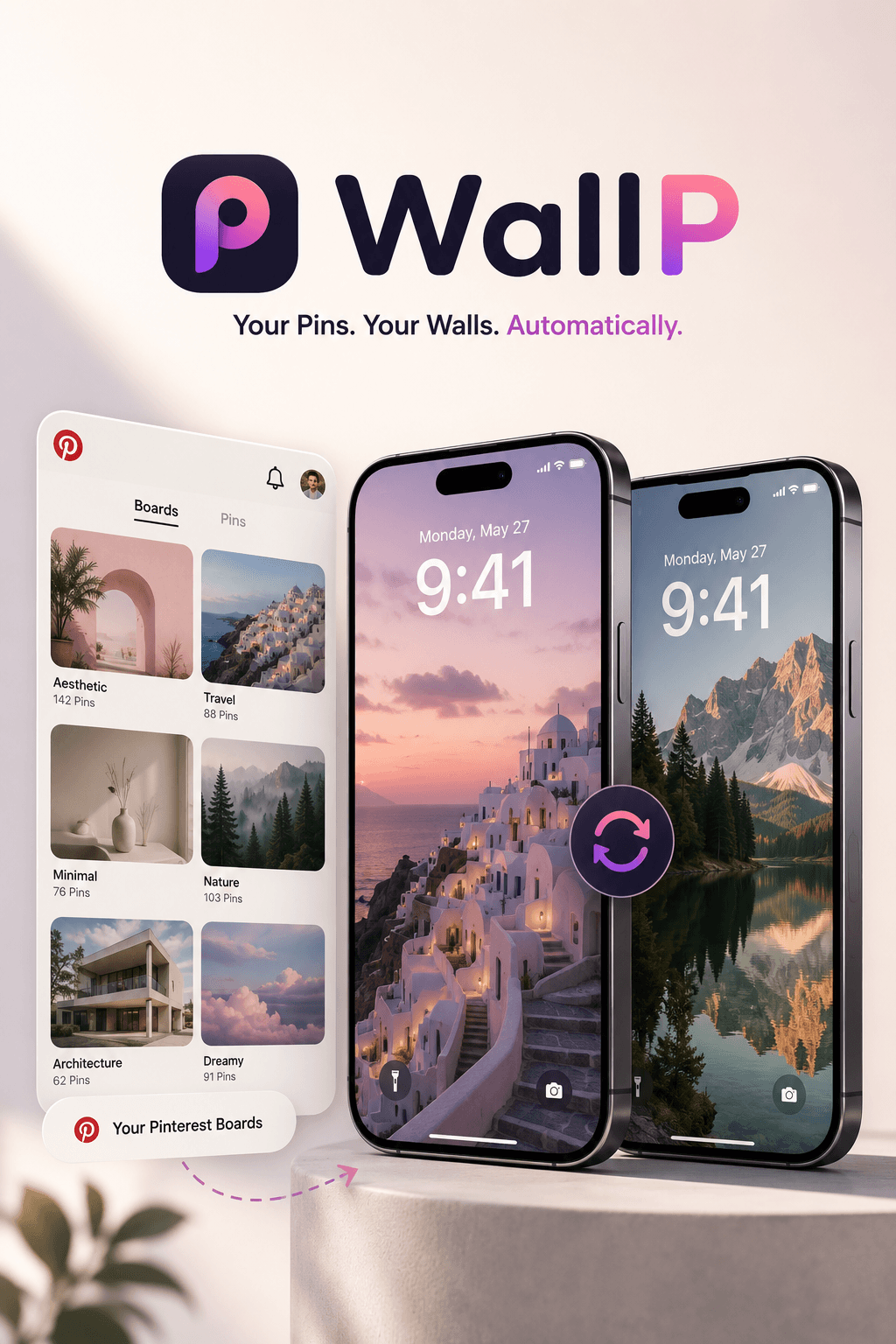 Introducing WallP: Turn Your Pinterest Boards Into Living Wallpapers