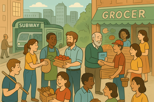 Would Cities Function Without Money? – A Barter-Driven Modern Metropolis